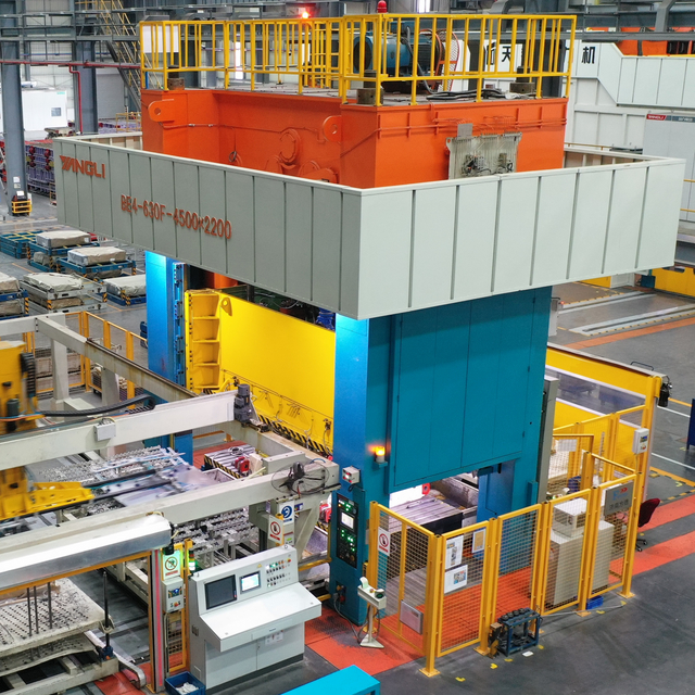 Четырехточечный вырубной пресс с прямой рамой серии BE4